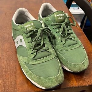 Saucony Jazz size 12.5 green